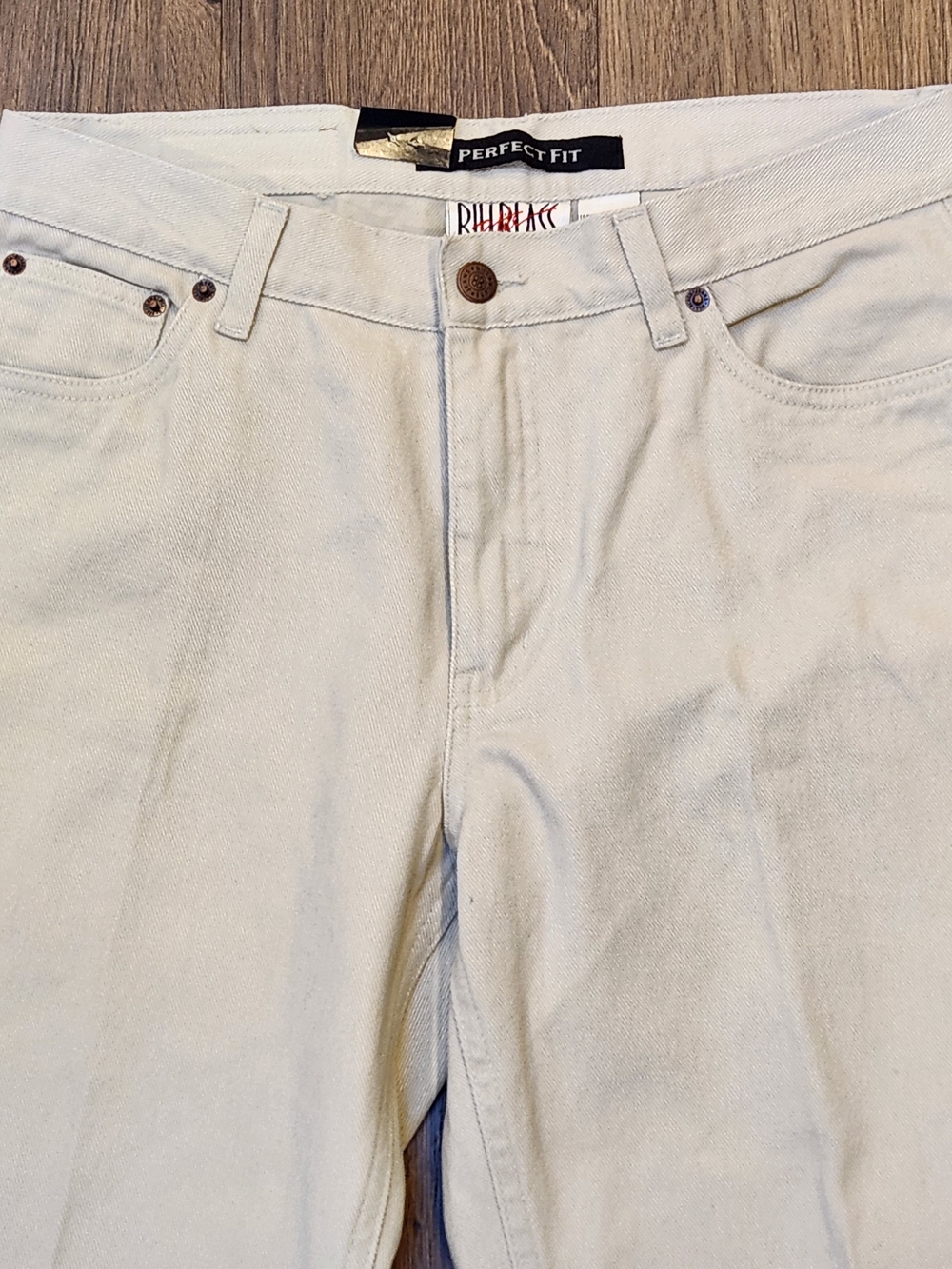 Vintage Deadstock Bill Blass Perfect Fit Petite Jeans High Rise Straight Leg 10P - Picture 2 of 12